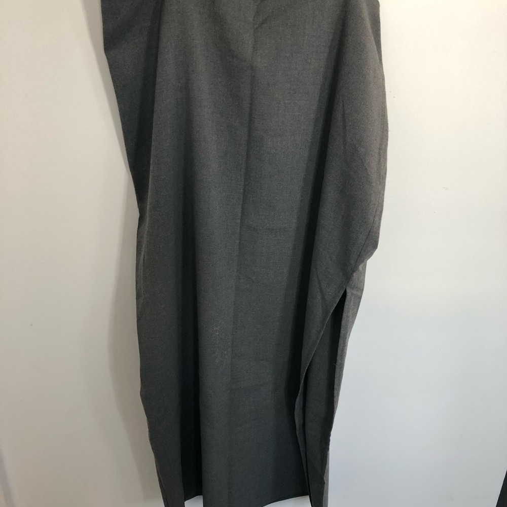 Women’s Gray maxi skirt XL with split